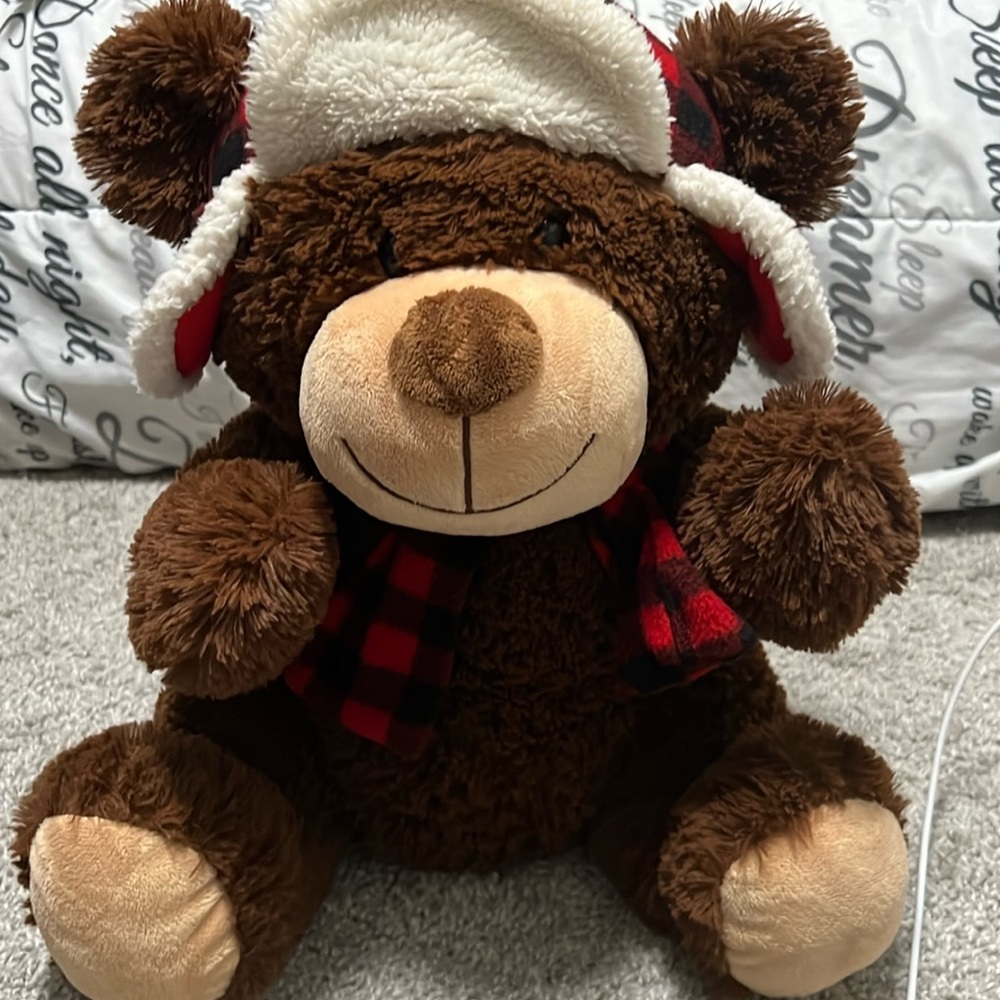Stuffed animal- fall in love bear